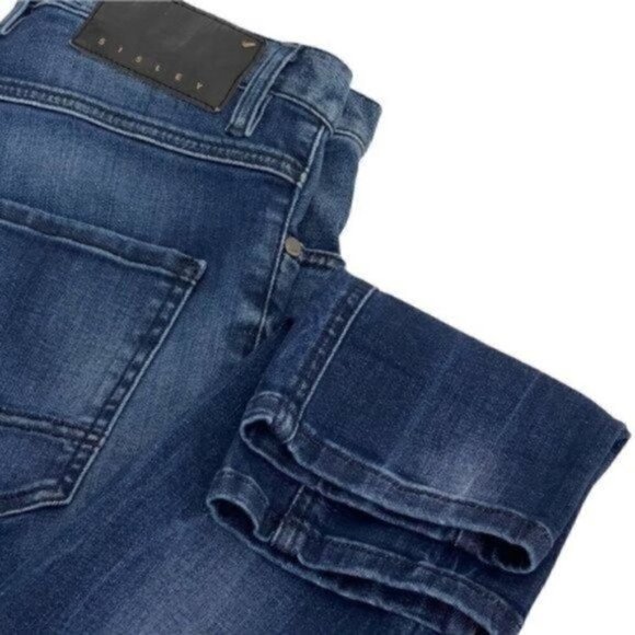 Sisley helsinki super skinny fit jeans Size W30 L31-hemmed Distressed - Picture 9 of 15